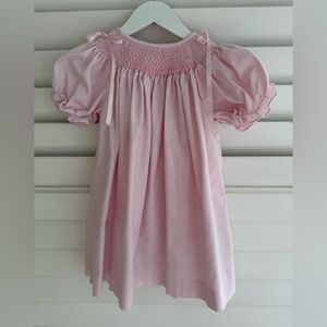 Luli & Me Pink Smocked Dress